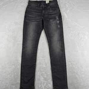 Lucky Brand 411 Athletic Taper Jeans Men's 30x32 Black Denim Stretch Casual NWT